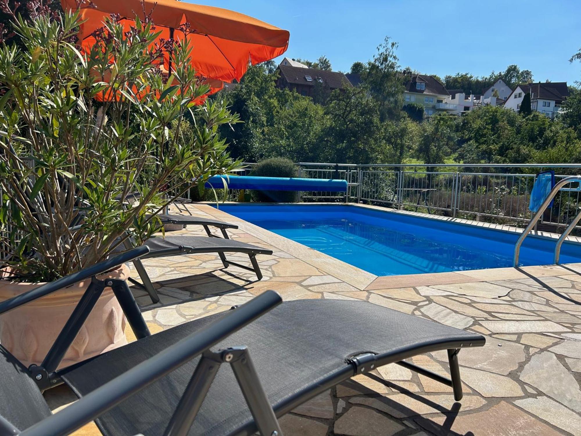 Pension Am Weinberg Bed & Breakfast Mainstockheim Bagian luar foto
